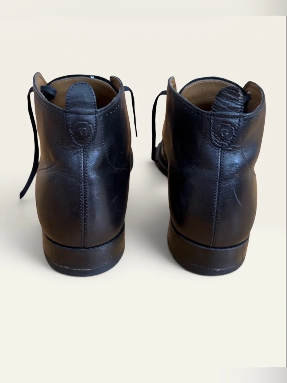Vintage Grenson 5115 Black Leather Ankle Boots UK 7.5 F